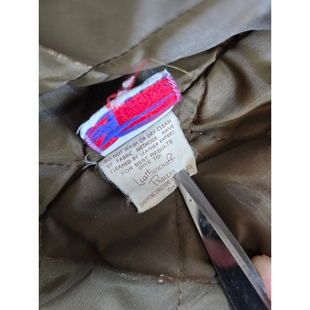 Schott NYC Flight Jacket Mens Large 44 Brown Leather I.S.674.M.S Vintage Bomber